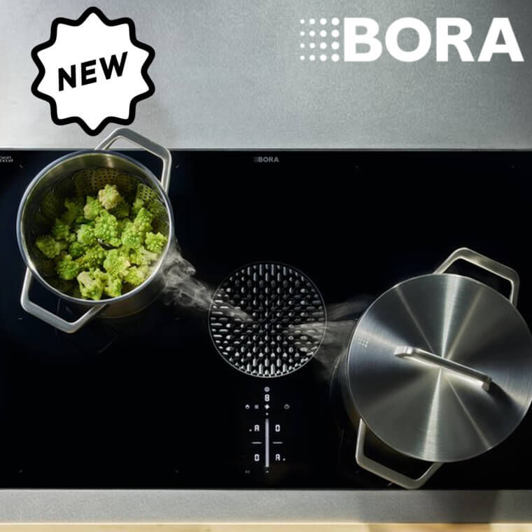 BORA X PURE 2 Shine płyta indukcyjna z wbudowanym wyciągiem oparów (BORA PUXA2)