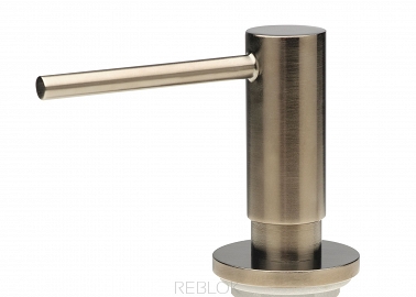 Dozownik w kolorze ciemnej stali Reginox Gun Metal Soap Dispenser