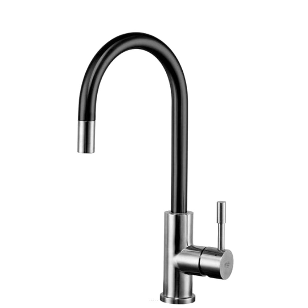 Bateria Blue Water LIMA inox czarny mat