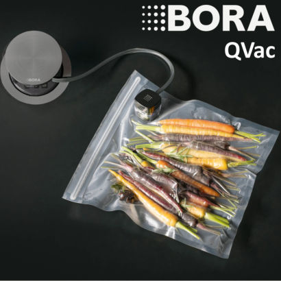 BORA QVac Stainless Steel - system pakowania próżniowego do montażu pod blatem + zestaw akcesoriów