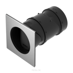 Ecotube BORA 3box UEBR/1 przejście ścienne okrągłe, na elewację
