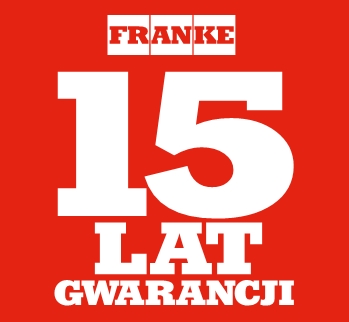 15 lat gwarancji od FRANKE